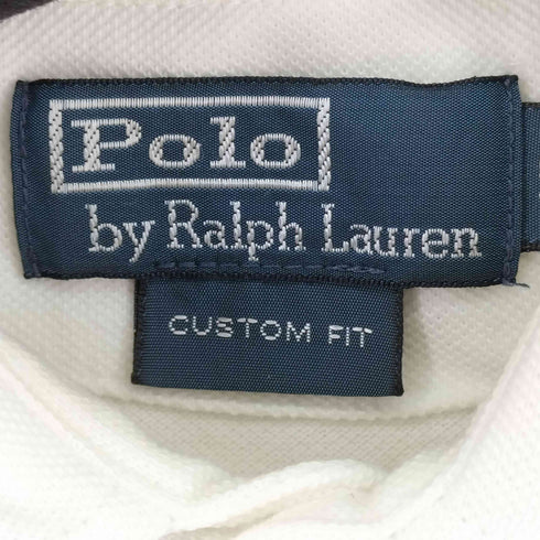 ポロバイラルフローレン Polo by RALPH LAUREN CUSTOM FIT スモールポニー刺繍 S/S ポロシャツ メンズ import:XS