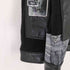 ザラ ZARA ニットコンビレザージャケット メンズ import:L
