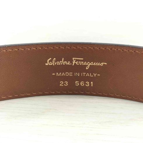 サルヴァトーレフェラガモ Salvatore Ferragamo イタリア製 レザーベルト レディース 34