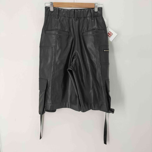 プランクプロジェクト PRANK PROJECT Leather Cargo Shorts レディース FR:36-38