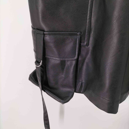プランクプロジェクト PRANK PROJECT Leather Cargo Shorts レディース FR:36-38