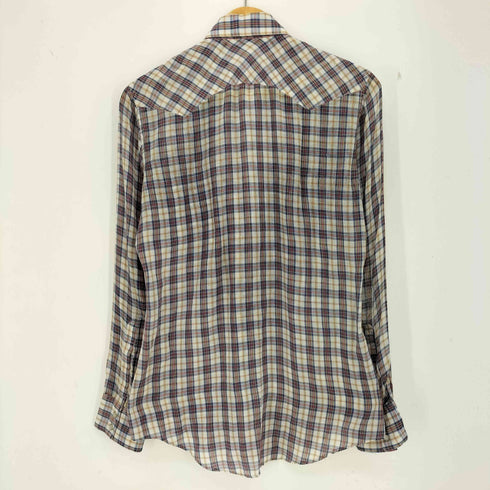 ギャップ Gap 70S 香港製 馬車タグ 襟芯 シアー ウエスタンシャツ メンズ import:M