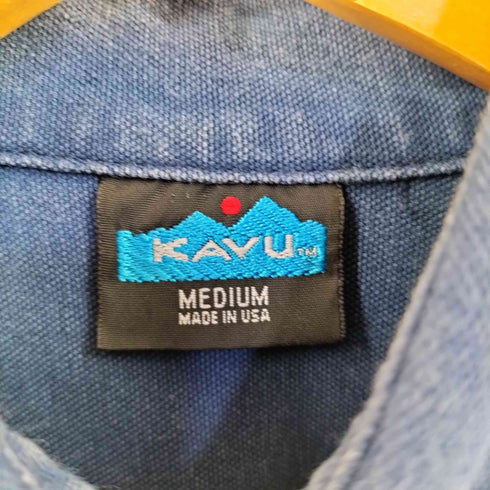 カブー KAVU USA製 ダック 半袖シャツ メンズ import:M