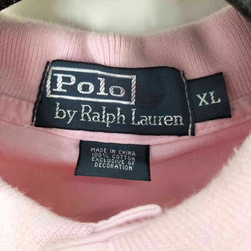 ポロバイラルフローレン Polo by RALPH LAUREN S/S スモールポニー刺繍ポロシャツ メンズ import:XL