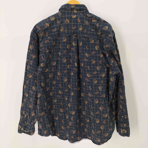 TRADER BAY L/S BD ペイズリー柄シャツ メンズ import:XL