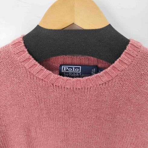 ポロバイラルフローレン Polo by RALPH LAUREN スモールポニー刺繍 クルーネックコットンニット メンズ import:L