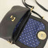 トリーバーチ TORY BURCH ロゴ 金具 裏地総柄 ミニ ショルダー バッグ ポシェット レディース