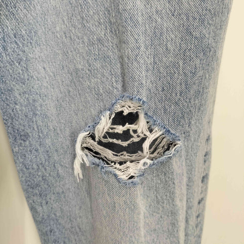 ギャップ Gap 23AW BAGGY FIT RIGI LIGHT WASH DENIM バギーフィット ダメージ ジーンズ メンズ 34×32