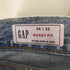 ギャップ Gap 23AW BAGGY FIT RIGI LIGHT WASH DENIM バギーフィット ダメージ ジーンズ メンズ 34×32