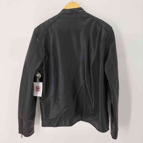 ゲス GUESS フェイクレザーバイカーデザインジャケット メンズ import:M