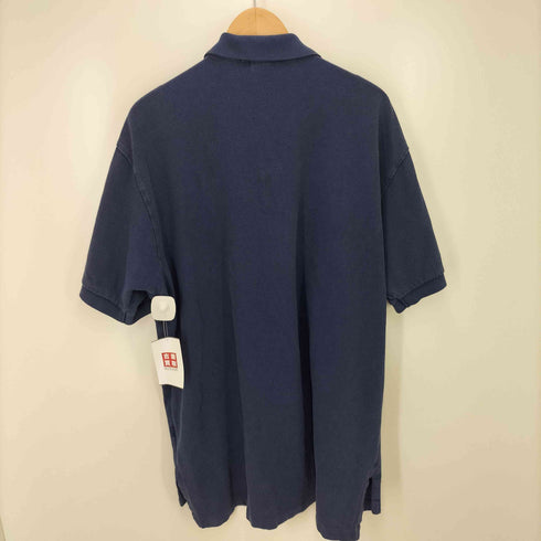 ポロバイラルフローレン Polo by RALPH LAUREN ワンポイント刺繍 鹿の子 S/S ポロシャツ メンズ import:XL