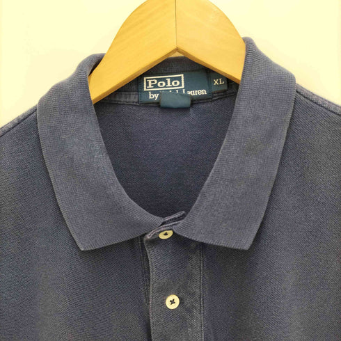 ポロバイラルフローレン Polo by RALPH LAUREN ワンポイント刺繍 鹿の子 S/S ポロシャツ メンズ import:XL