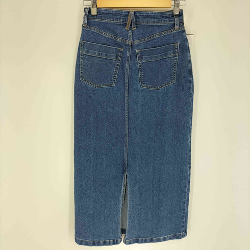 サロンアダムエロペ SALON adam et rope 24SS リメイクライク ジップアップ デニム スカート レディース JPN:S