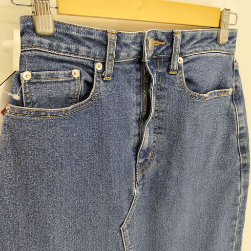 サロンアダムエロペ SALON adam et rope 24SS リメイクライク ジップアップ デニム スカート レディース JPN:S
