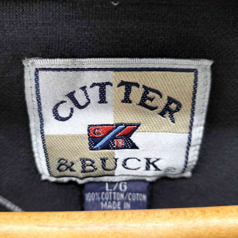 カッターアンドバック CUTTER&BUCK ワンポイントロゴ刺繍 クルーネックスウェット メンズ import:L