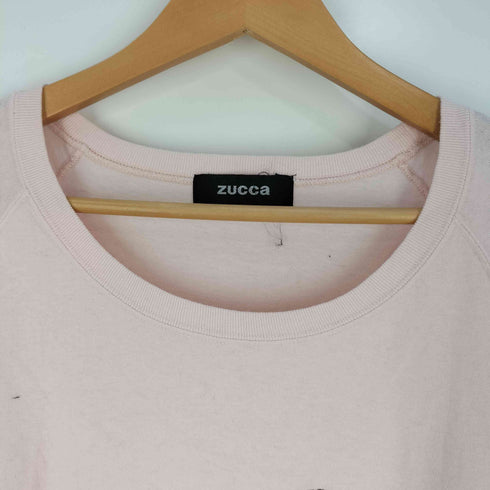ズッカ ZUCCa Adrien Genty アニマル モチーフプリント クルーネック ラグランスリーブ Tシャツ レディース JPN:M