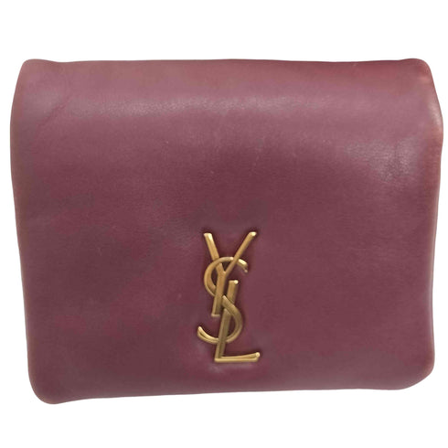 サンローランパリ SAINT LAURENT PARIS カリプソ コンパクトウォレット 三つ折り財布 メンズ