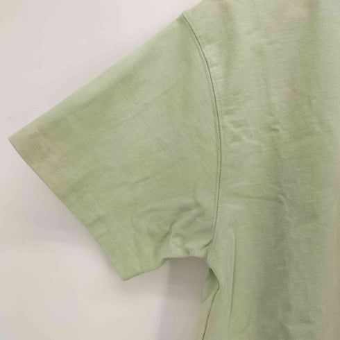 UABONI ヘビーオンス コットン うさぎ シルエット プリント Tシャツ レディース 38