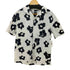 ギャップ Gap 花柄 シアサッカー オープンカラーシャツ メンズ M