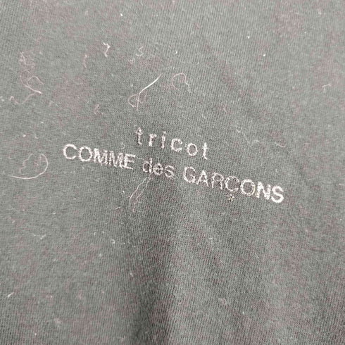 トリココムデギャルソン tricot COMME des GARCONS ロゴプリント クルーネック Tシャツ レディース JPN:M