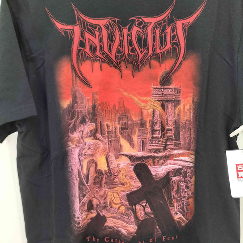 デスメタル アートワーク プリントS/S Tシャツ メンズ import:L