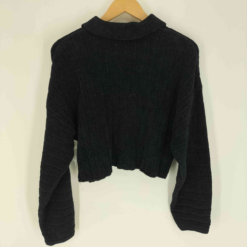 マウジー moussy 21SS CROPPED KINT POLO クロップド ニット ポロ レディース FREE