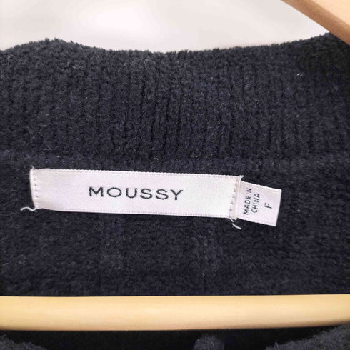 マウジー moussy 21SS CROPPED KINT POLO クロップド ニット ポロ レディース FREE