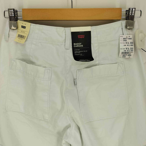 リーバイス Levis 25SS BAGGY CARGO ホワイト BRIGHT WHITE バギー カーゴ パンツ レディース 24