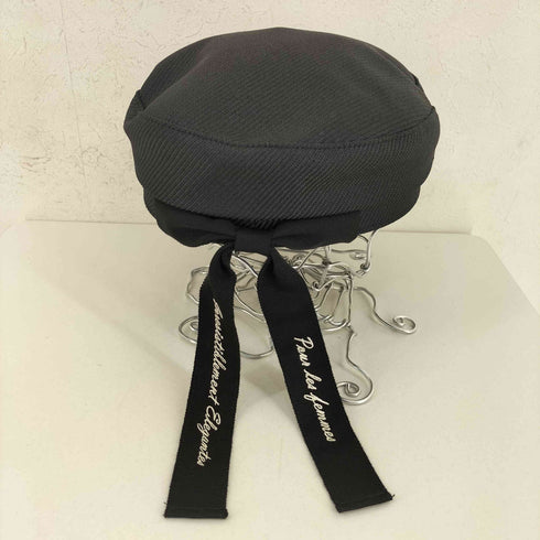シャポードオー ChapeaudO Back Ribbon Marine Cas レディース