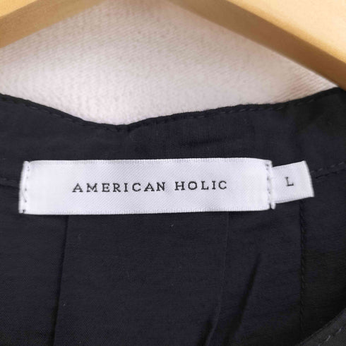 アメリカンホリック AMERICAN HOLIC 接触冷感バンドカラーチュニック レディース import:L