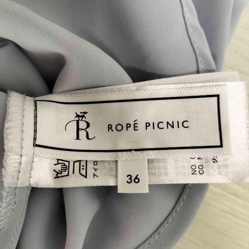 ロペピクニック Rope Picnic 白からの解放 フリル袖ブラウスハーフスリーブ レディース JPN:36