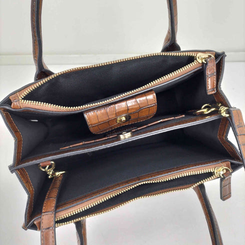 マウジー moussy DOUBLE ZIP EMBOSS SHOULDER BAG ダブルジップ エンボス ショルダー バッグ レディース FREE