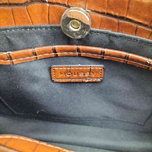マウジー moussy DOUBLE ZIP EMBOSS SHOULDER BAG ダブルジップ エンボス ショルダー バッグ レディース FREE