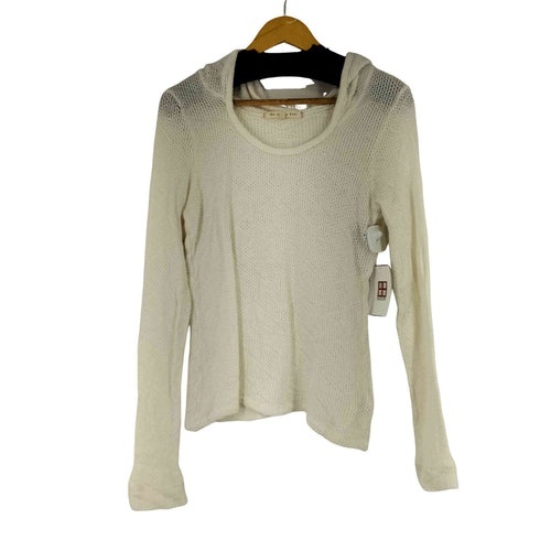 TEE BY BIG STAR メッシュコットン混ニットパーカー レディース import:S