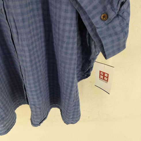 コンジェペイエアデュートリステス conges payes ADIEU TRISTESSE ギンガムポンチョブラウス レディース