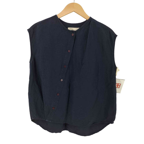 ブラックバイマウジー BLACK by moussy french sleeve tuck shirt レディース FREE