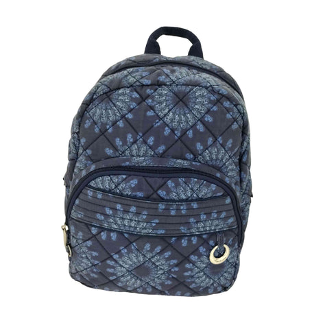 TRAVELON 総柄 キルティング バッグパック レディース