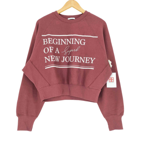 ベイフロー BAYFLOW BEGINNING OF A NEW JOURNEY クルーネックスウェット レディース FREE