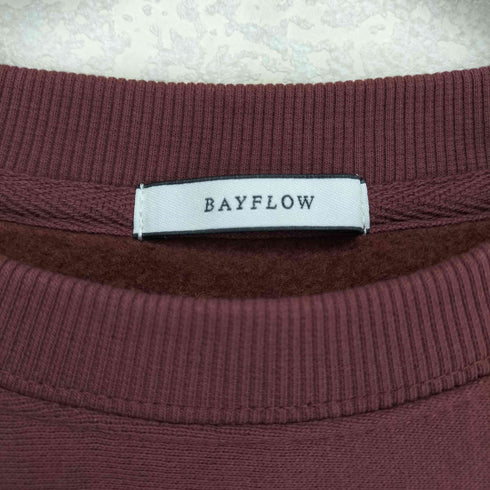 ベイフロー BAYFLOW BEGINNING OF A NEW JOURNEY クルーネックスウェット レディース FREE