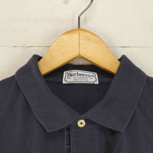 バーバリーズ BURBERRYS 鹿の子 ロゴ刺繍S/Sポロシャツ メンズ JPN:XL