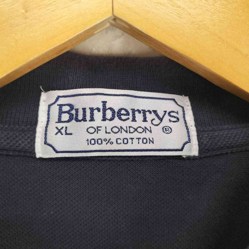 バーバリーズ BURBERRYS 鹿の子 ロゴ刺繍S/Sポロシャツ メンズ JPN:XL