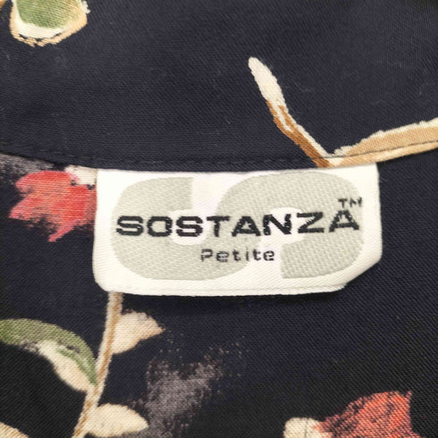 SOSTANZA 花柄マキシワンピース レディース