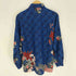 NADIA BATIK EXCLUSIVE バティック 花柄 総柄 比翼ボタン L/S シャツ メンズ JPN:L
