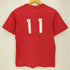 ヘインズ Hanes 00s USA製 二枚タグ ADEL DESOTO SOFTBALL #11 クルーネックTシャツ メンズ import:S