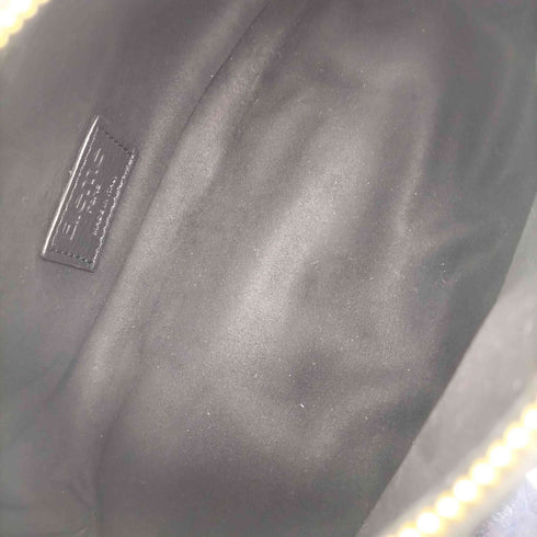 エレメ ELLEME Trousse Pebbled Leather Black レディース