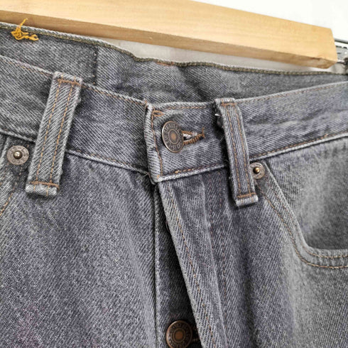リーバイス Levis 501 90s USA製 ボタン裏653 ボタンフライブラックデニム メンズ W29L36