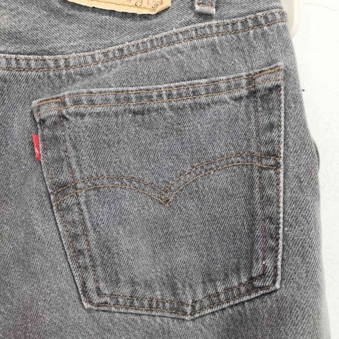 リーバイス Levis 501 90s USA製 ボタン裏653 ボタンフライブラックデニム メンズ W29L36