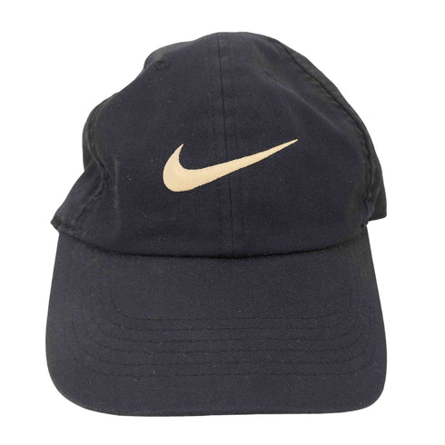 ナイキ NIKE ゴールド スウッシュ 刺繍 アジャスタブル 6パネル キャップ メンズ