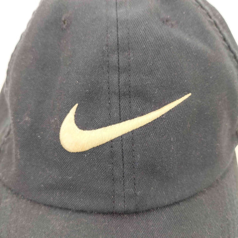 ナイキ NIKE ゴールド スウッシュ 刺繍 アジャスタブル 6パネル キャップ メンズ