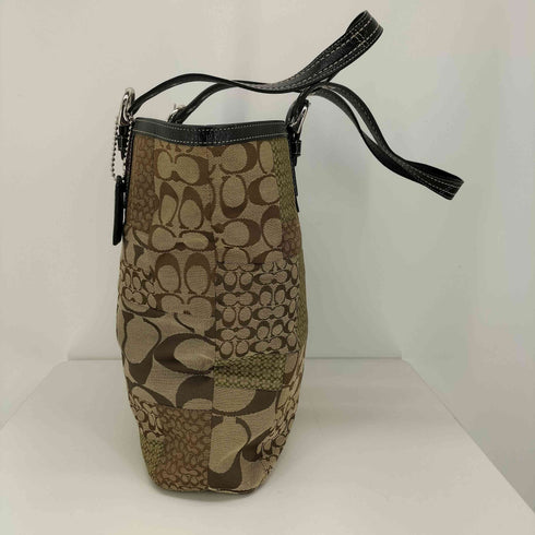 コーチ COACH シグネチャー パッチワークトートバッグ レディース